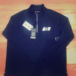 New! PELOTON LEVEL HALF-ZIP : FOURLAPS Navy XL